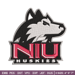 northern illinois huskies embroidery, northern illinois huskies embroidery, sport embroidery, ncaa embroidery.