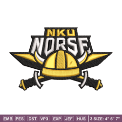 northern kentucky norse embroidery, northern kentucky norse embroidery, logo sport, sport embroidery, ncaa embroidery.