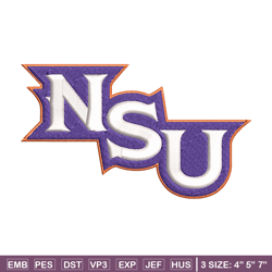 northwestern state demons embroidery, northwestern state demons embroidery, sport embroidery, ncaa embroidery.