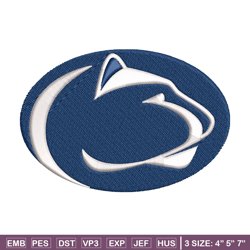 penn state nittany lions embroidery design, penn state nittany lions embroidery, sport embroidery, ncaa embroidery.