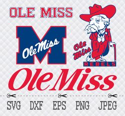 ole miss svg,png,eps cameo cricut design template stencil vinyl decal tshirt transfer iron on