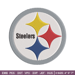 pittsburgh steelers logo embroidery, nfl embroidery, sport embroidery, logo embroidery, nfl embroidery design