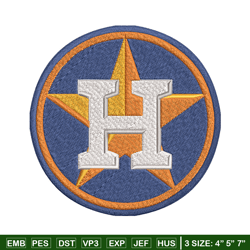 houston astros embroidery design, logo embroidery, mlb embroidery, embroidery file, logo shirt,digital download