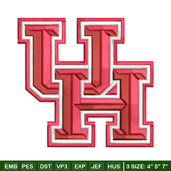 houston cougars embroidery design, houston cougars embroidery, logo sport, sport embroidery, ncaa embroidery.