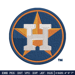 houston astros embroidery design, logo embroidery, mlb embroidery, embroidery file, logo shirt, digital download