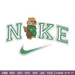 squirrel nike embroidery design, squirrel nike embroidery, logo design, embroidery file, logo shirt, digital download.
