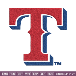 texas rangers logo embroidery, mlb embroidery, sport embroidery, logo embroidery, mlb embroidery design.