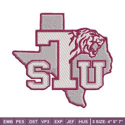 texas southern tigers embroidery design, texas southern tigers embroidery, logo sport, sport embroidery, ncaa embroidery