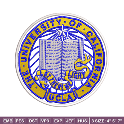 university of california embroidery design, logo embroidery, logo design, embroidery file, logo shirt, digital download.