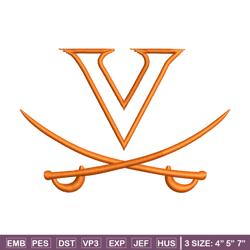 virginia cavaliers embroidery design, virginia cavaliers embroidery, logo sport, sport embroidery, ncaa embroidery.