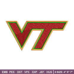 virginia tech hokies embroidery design, virginia tech hokies embroidery, logo sport, sport embroidery, ncaa embroidery.