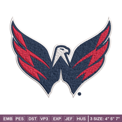 washington capitals logo embroidery, nhl embroidery, sport embroidery, logo embroidery, nhl embroidery design .