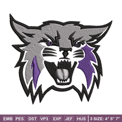 weber state wildcats embroidery design, weber state wildcats embroidery, logo sport, sport embroidery, ncaa embroidery.
