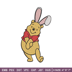 winnie the pooh embroidery design, winnie the pooh embroidery, embroidery file, cartoon design, digital download.
