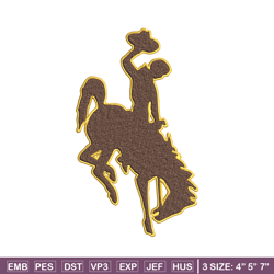 wyoming cowboys embroidery design, wyoming cowboys embroidery, logo sport, sport embroidery, ncaa embroidery.