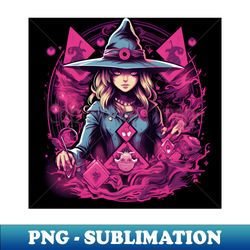 enchanting dark magician girl  anime fantasy gaming sorceress card game manga powerful cute magical character illustration fan art merchandise - aesthetic sublimation digital file - enhance your apparel with stunning detail