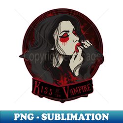 kiss of the vampire - elegant sublimation png download - unleash your creativity