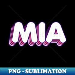 pink layers mia name label - digital sublimation download file - boost your success with this inspirational png download