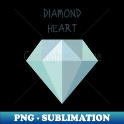 diamond heart - stylish sublimation digital download - perfect for sublimation art