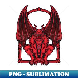 gargoyle - modern sublimation png file - stunning sublimation graphics