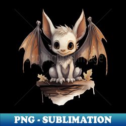 cute baby halloween gargoyle on ledge - instant sublimation digital download - perfect for creative projects