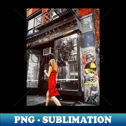 nolita manhattan nyc - stylish sublimation digital download - perfect for creative projects