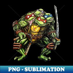 turtle monster - instant sublimation digital download - perfect for creative projects