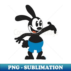 oswald the lucky rabbit - png transparent sublimation file - enhance your apparel with stunning detail