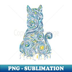 roof top cat - professional sublimation digital download - unleash your inner rebellion