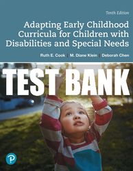 test bank for adapting early childhood curricula for children with disabilities and special needs 10th edition all chapt