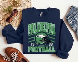 philadelphia football sweatshirt  vintage style philadelphia football crewneck  football sweatshirt  philadelphia sweats