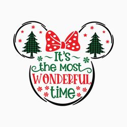 its the most wonderful time mickey head svg