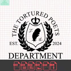 the tortured poets department 2024 album svg