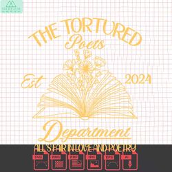 the tortured poets department swiftie concert svg