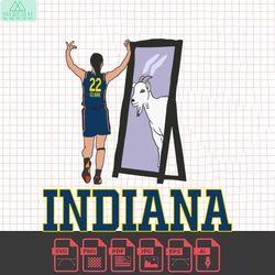 indiana basketball caitlin clark goat svg