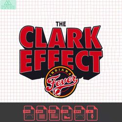 the clark effect indiana fever svg