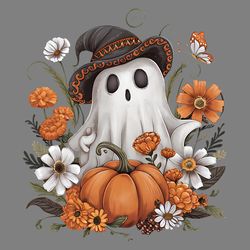 watercolor cute ghost halloween cute ghost autumn png