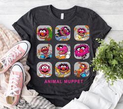 disney the muppets animal muppet moods box up shirt, animal muppet funny face, disney family matching shirt, disneyland