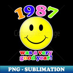 1987 - png transparent digital download file for sublimation - boost your success with this inspirational png download