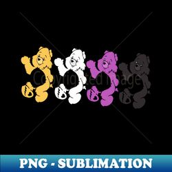 non binary bears - sublimation-ready png file - revolutionize your designs