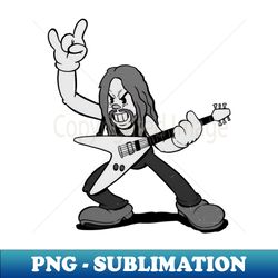 metal singer in 1930s rubber hose cartoon cuphead style - aesthetic sublimation digital file - boost your success with this inspirational png download