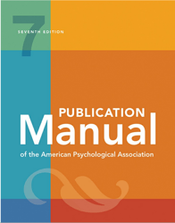 publication manual of the american psychological association seventh edition