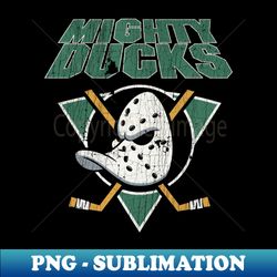 mighty ducks vintage - modern sublimation png file - perfect for creative projects