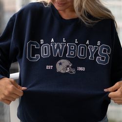 cowboys sweatshirt - football sweatshirt - american football - cowboys sweater