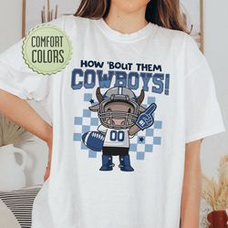 dallas football comfort colors shirt, cowboy football t shirt, dallas highland cow football, game day long sleeve, fall