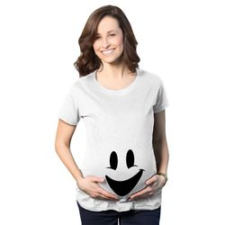 smiling ghost maternity tshirt