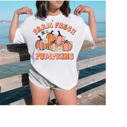 farm fresh pumpkins svg png, fall sublimation digital design download, pumpkin svg, fall flowers svg, autumn vibes svg,