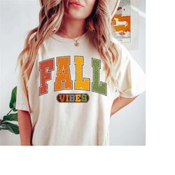 fall vibes svg png, fall png, fall svg, halloween png, trendy fall shirt design, retro fall png, pumpkin season, sublima