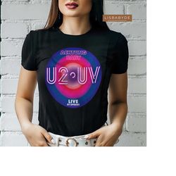 u2 uv shirt, u2 las vegas shirt, u2 ultraviolet sphere 2023, u2 uv logo shirt, u2 live at sphere, u2 2023 tour las vegas