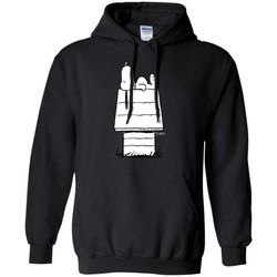 snoopy dog house laze hoodie